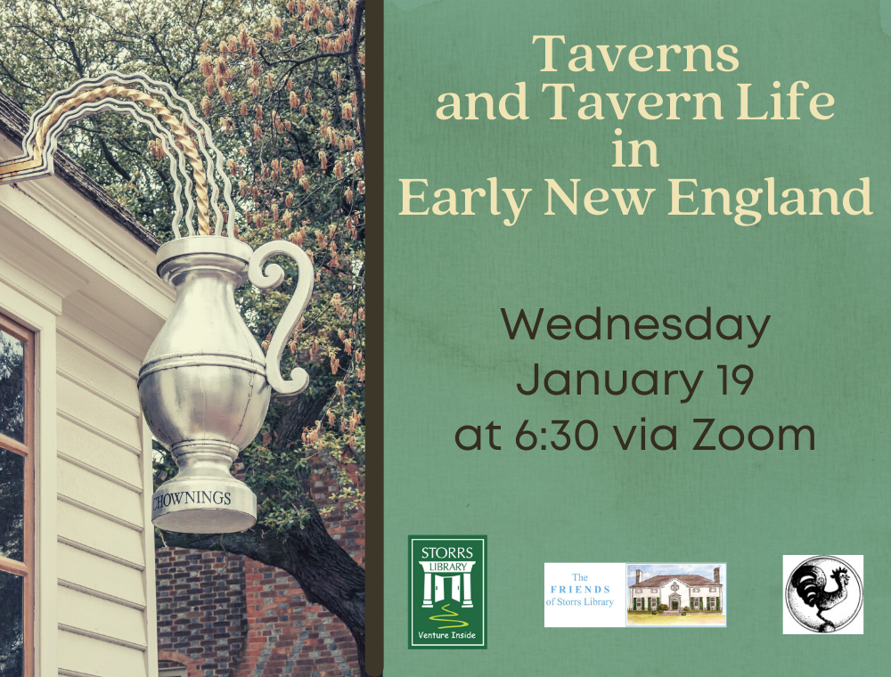 Flyer for Taverns and Tavern Life in Early New England