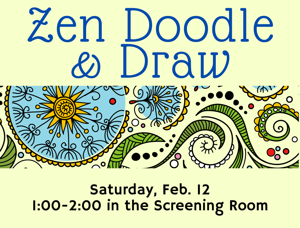 Flyer for Zen Doodle & Draw