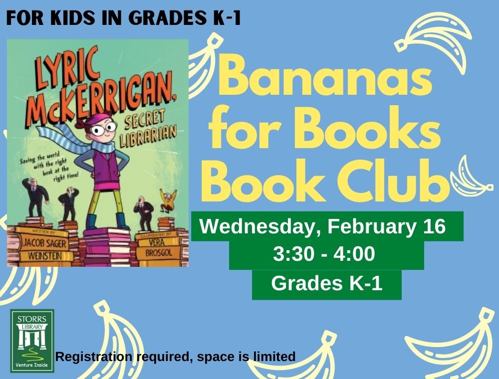 Bananas for Books Gr K-1