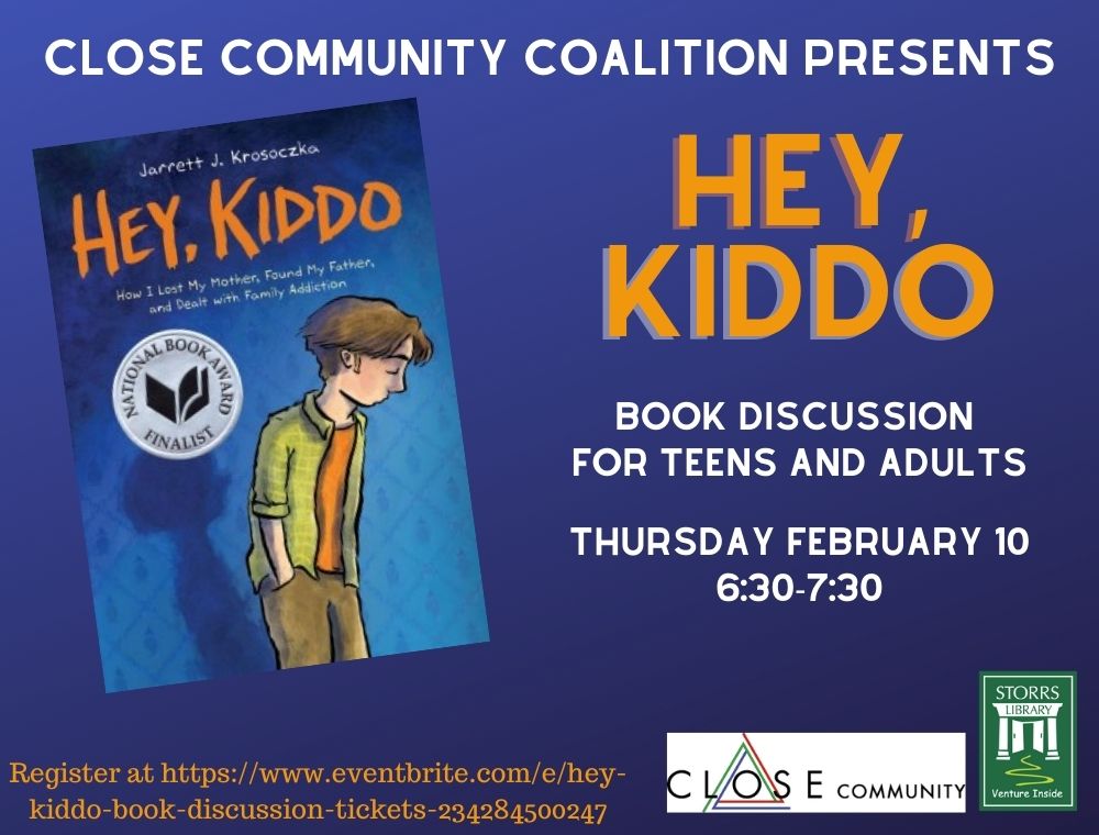 CLOSE Community Book Discussion Hey, Kiddo