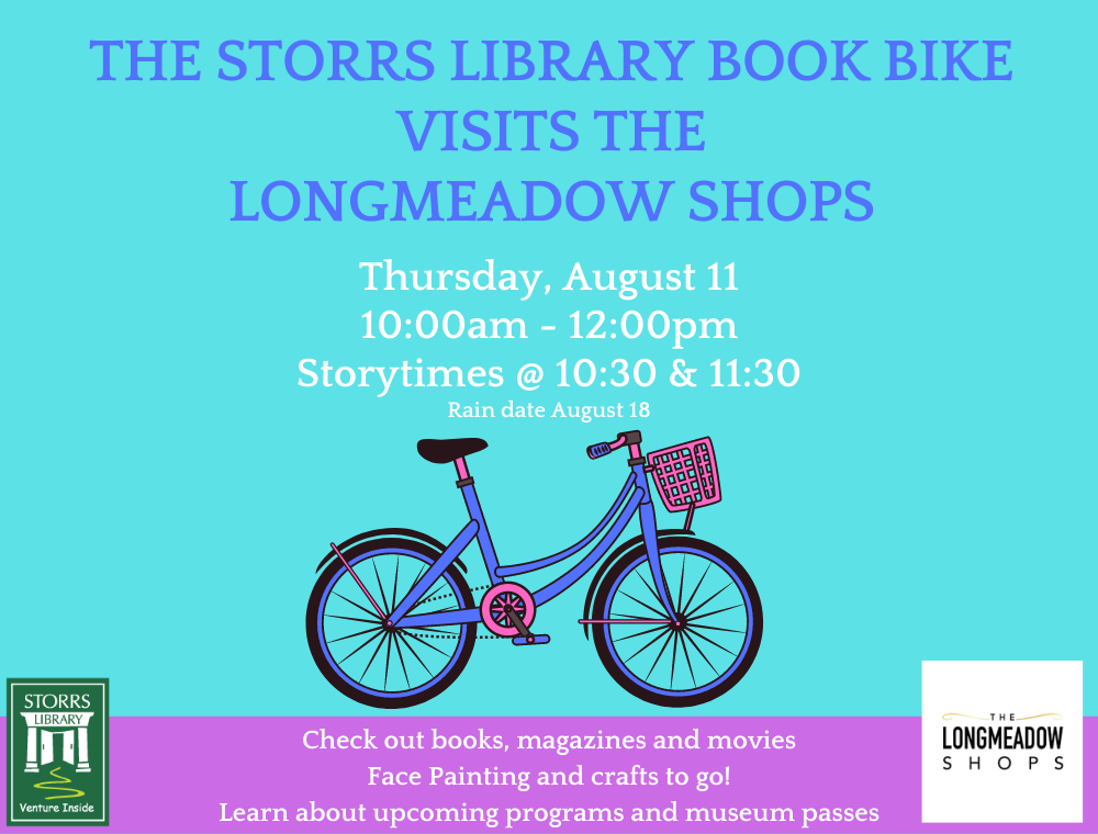 Book Bike at The Longmeadow Shops