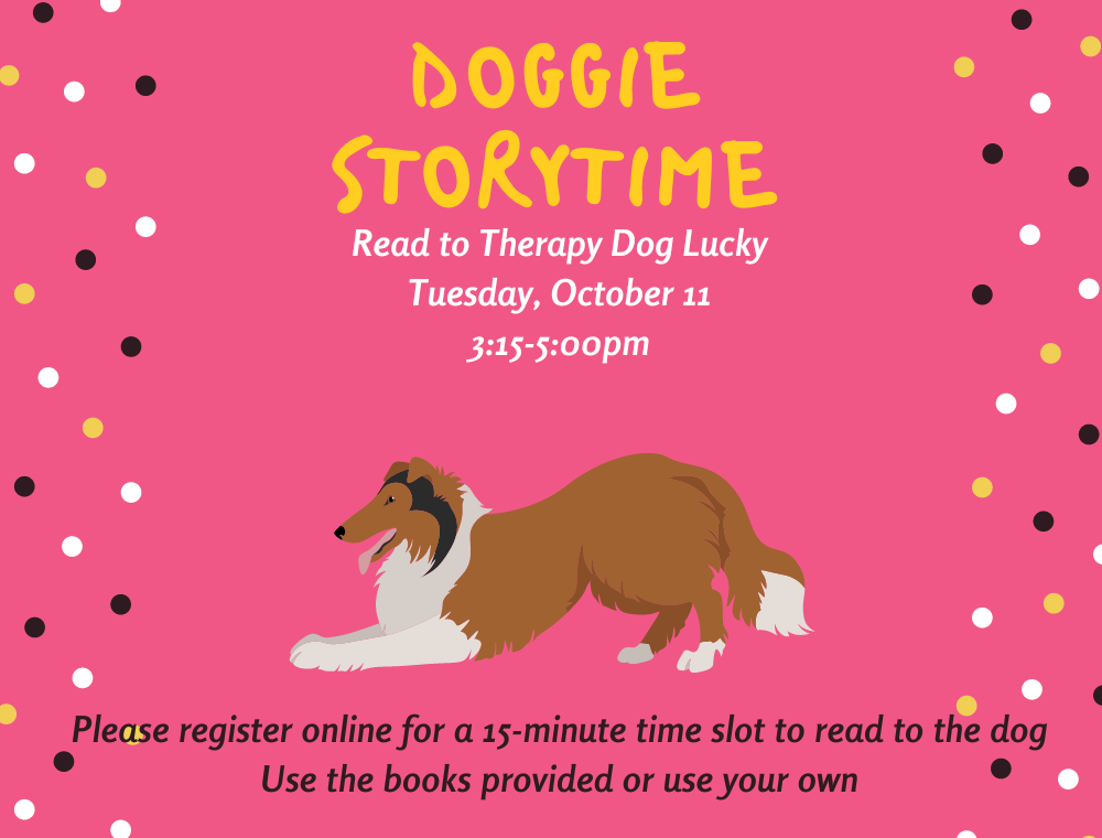 Doggie Storytime: Read to Therapy Dog Lucky